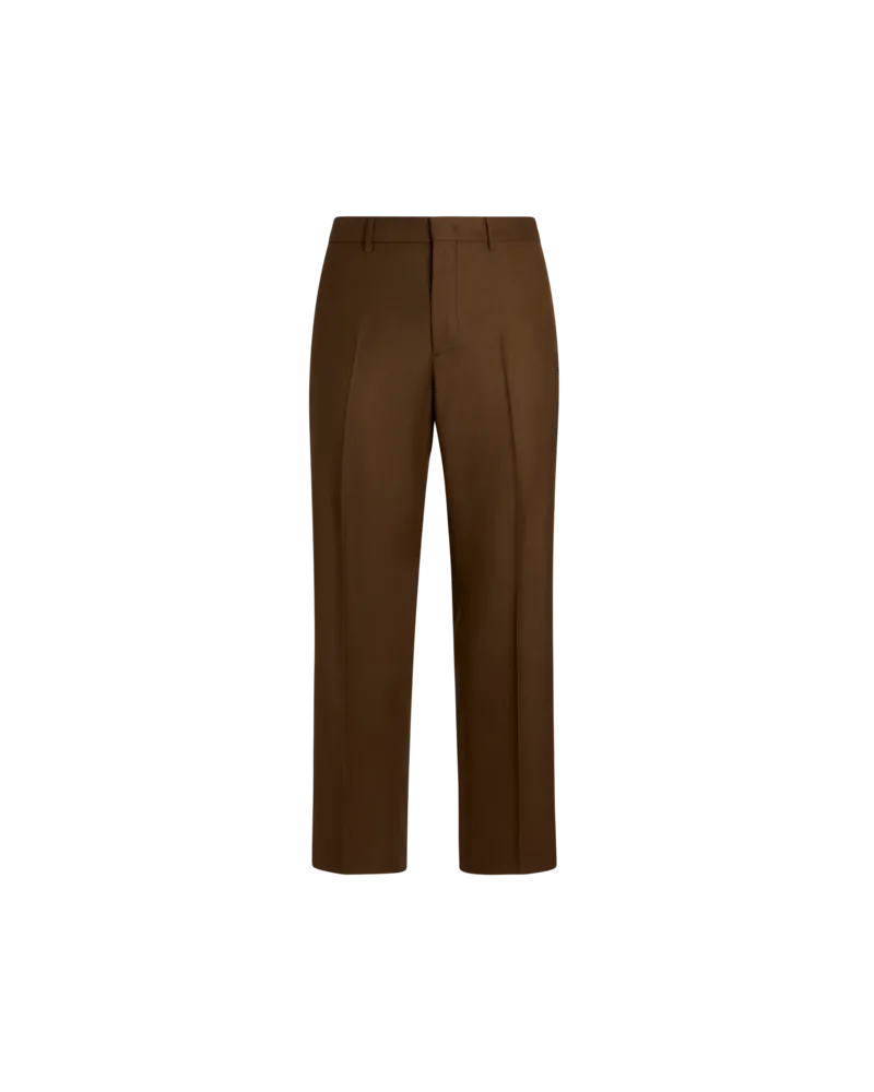 Etro Sartoriale Hose Aus Wolle, Herren, Dunkles Khaki, Größe Dunkles