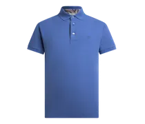 Poloshirt Aus Baumwolle Mit Pegaso, Herren, Himmelblau, Größe
