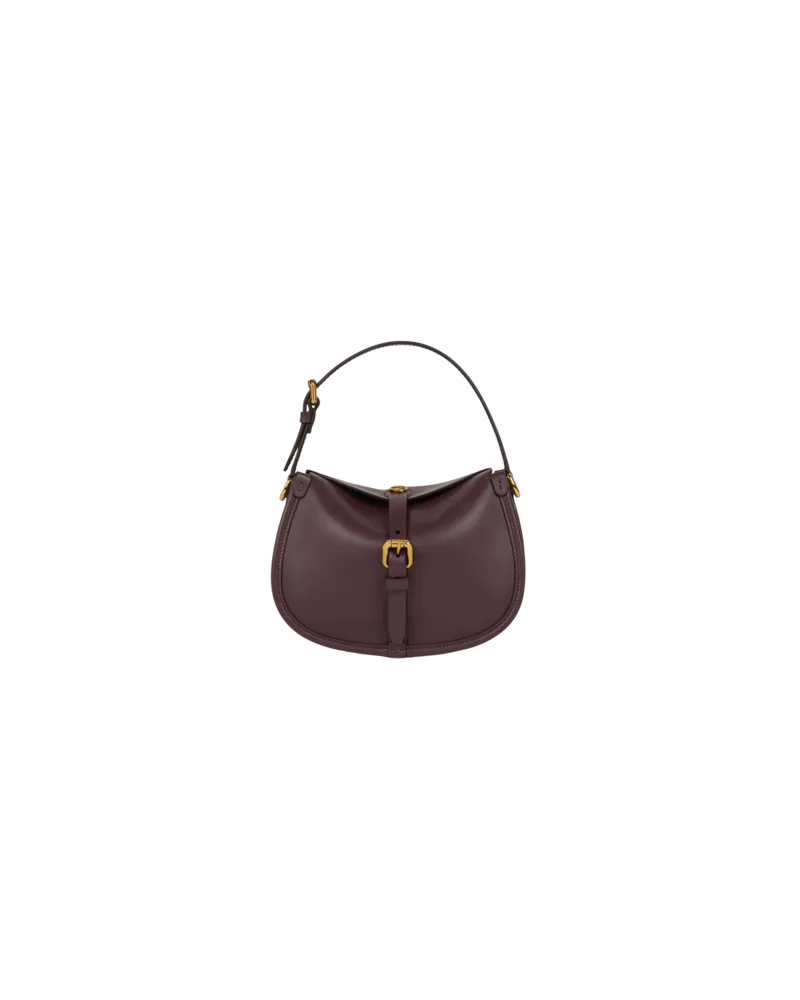 Etro Kleine Tasche Pony Aus Leder, Damen, Bordeaux Bordeaux
