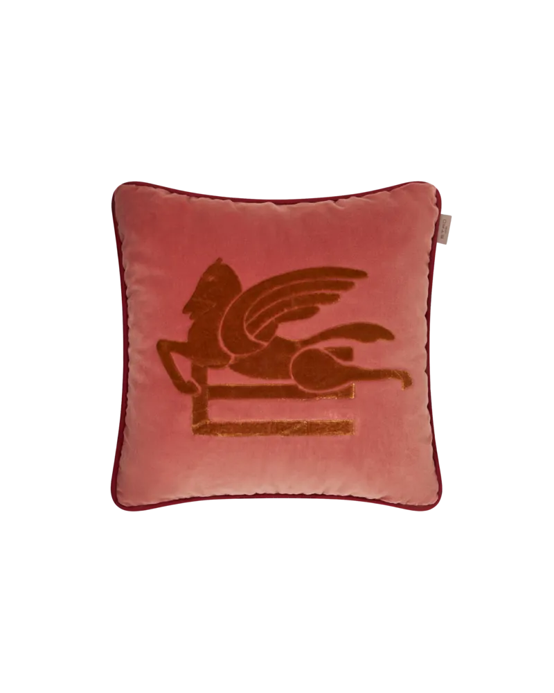 Etro Besticktes Kissen, Rosa Rosa