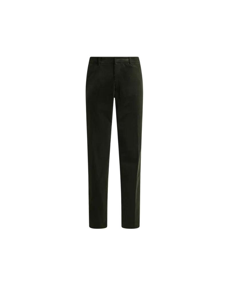 Etro Hose Aus Elastischem Baumwollcordsamt, Herren, Grün, Größe Grün