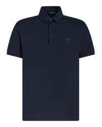 Etro Poloshirt Mit Gesticktem Pegasus, Navyblau Navyblau