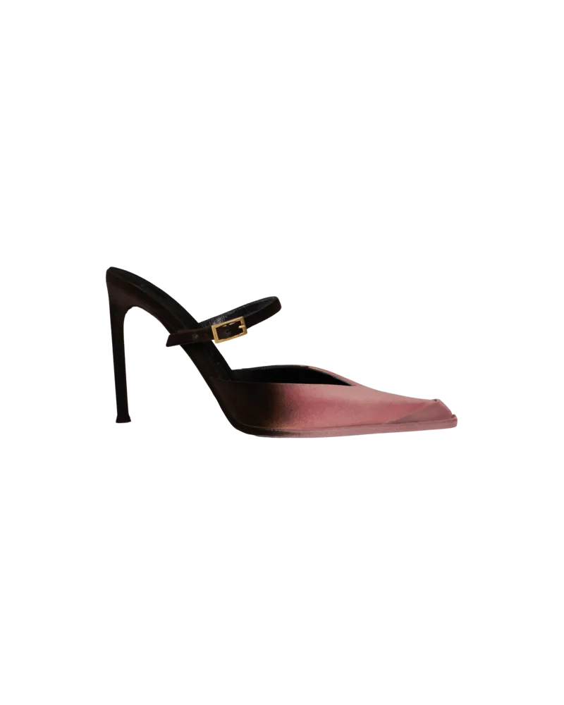 Etro Pumps Aus Leder Und Samt, Damen, Rosa Rosa