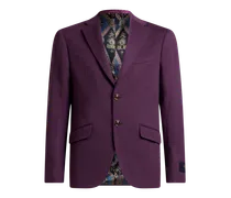 Einreihige Jacke Aus Kaschmir, Herren, Violett, Größe