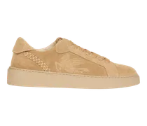 Sneakers Aus Veloursleder, Herren, Beige, Größe
