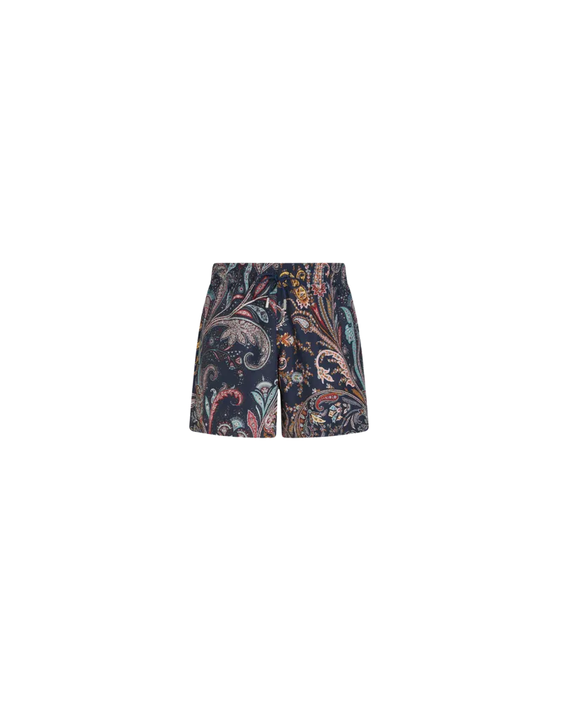 Etro Badehose Mit Paisleymuster, Herren, Navyblau Navyblau