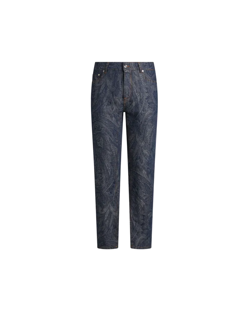 Etro Stretch-jeans Im Regular Fit, Herren, Grau, Größe Grau
