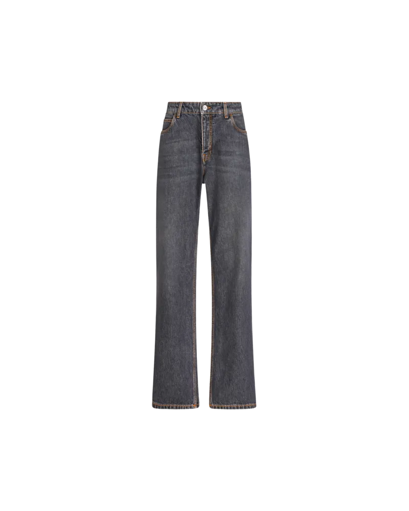 Etro Baggy-jeans, Grau Grau