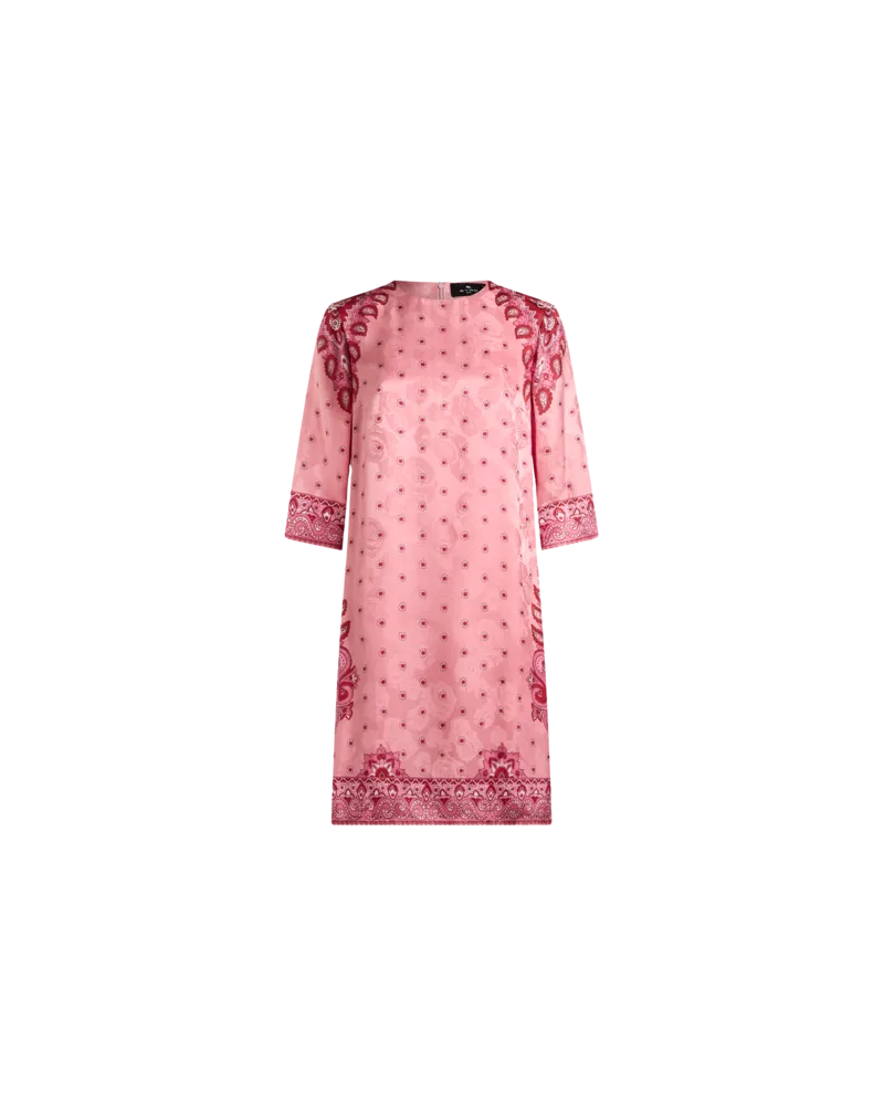 Etro Tunikakleid Aus Einer Seidenmischung, Damen, Rosa, Größe Rosa