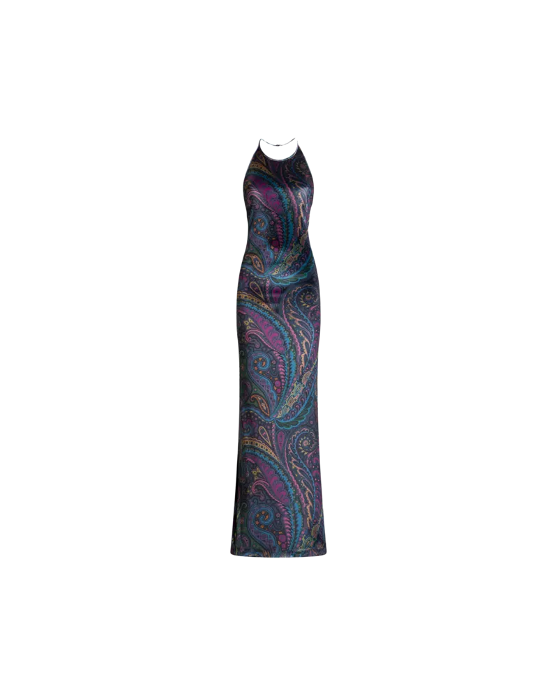 Etro Langes Kleid Mit Paisley-print, Damen, Größe 