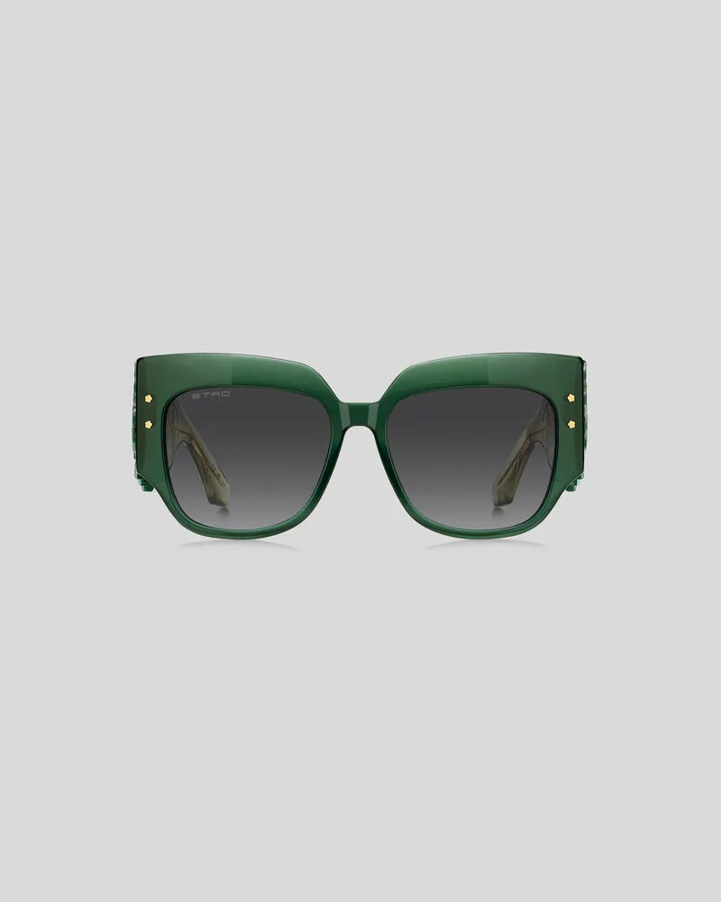 Etro Sonnenbrille Etroblossom, Damen, Grün Grün