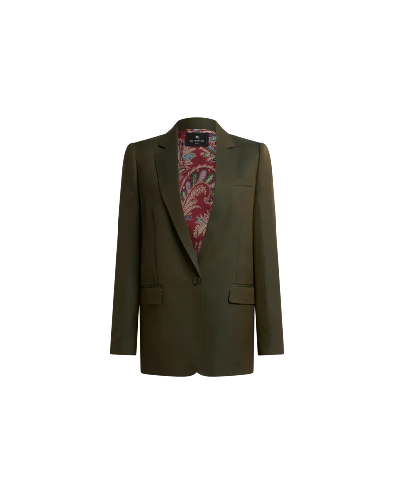 Etro Jacke Aus Einer Wollmischung, Damen, Größe 