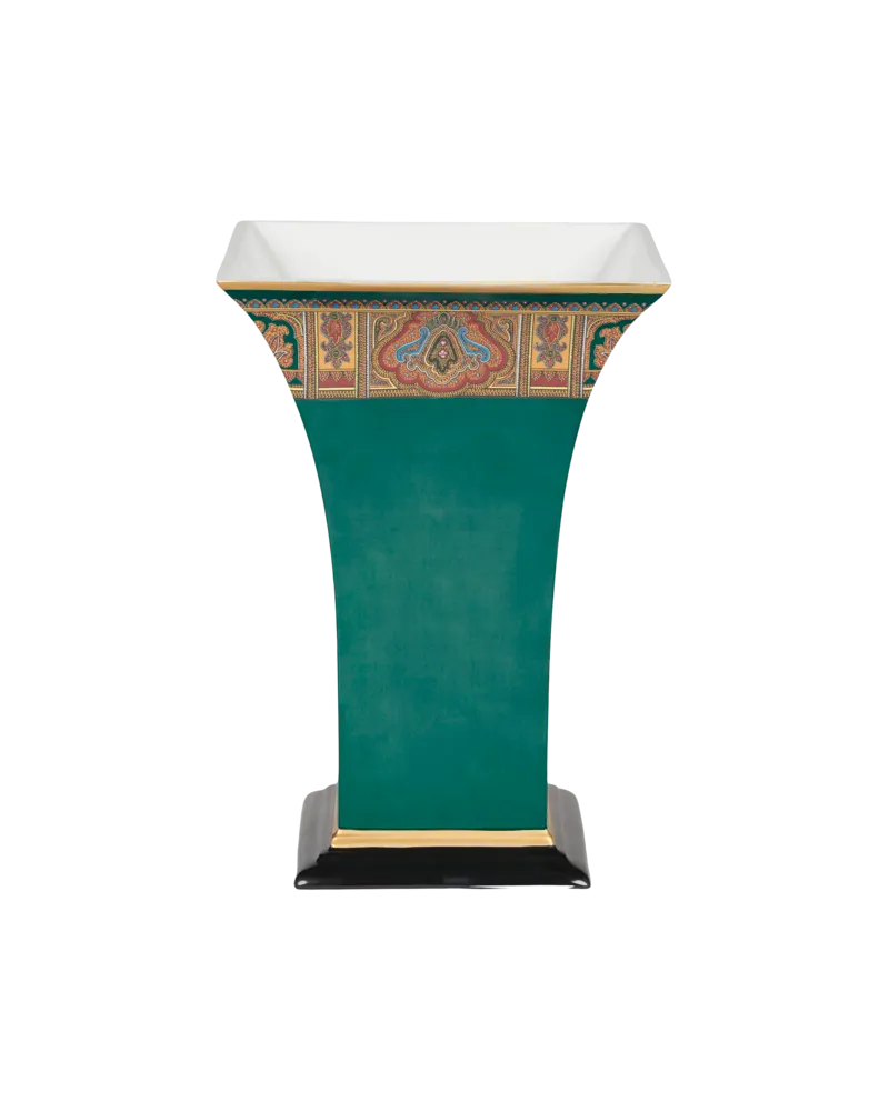 Etro Vase Aus Porzellan, Grün Grün