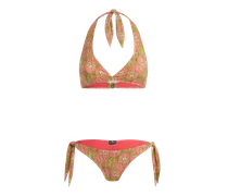 Bikini Mit Paisley-foliage-muster, Damen, Multicolor, Größe