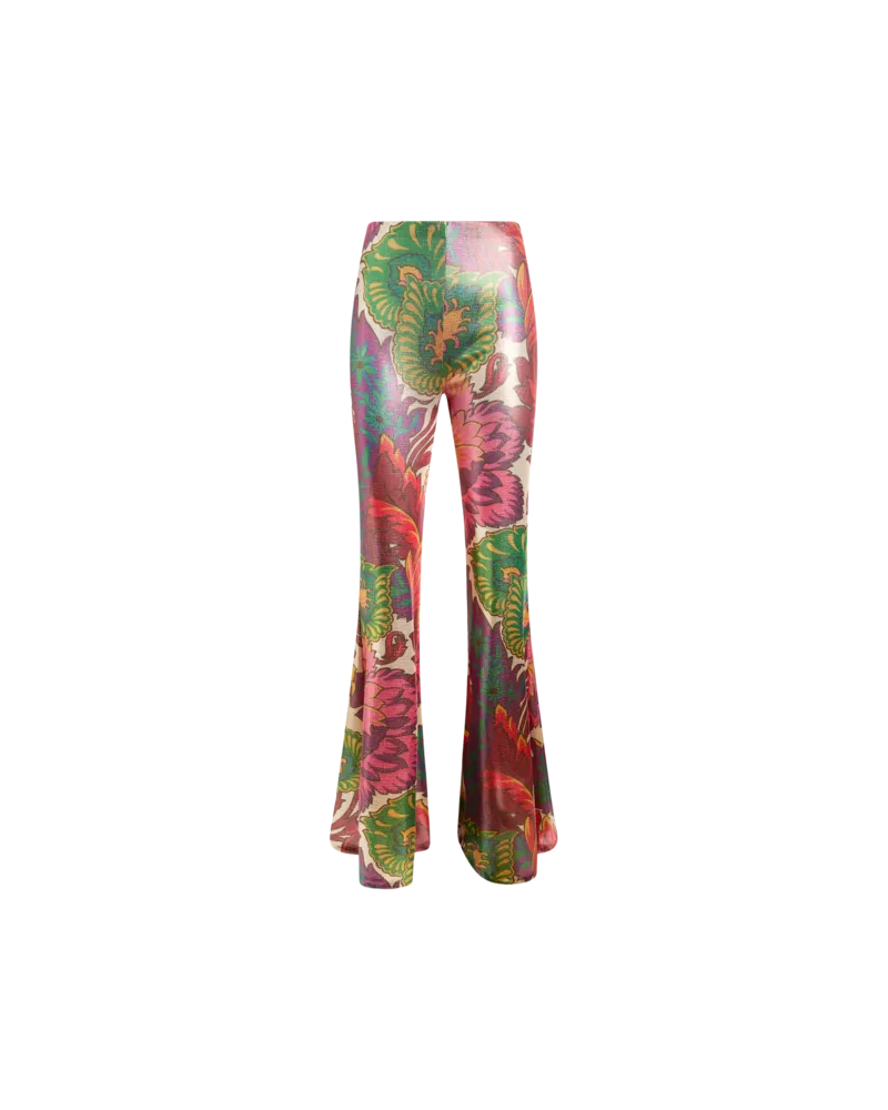Etro Schlaghose Mit Mehrfarbigem Blumendruck, Damen, Multicolor, Größe Multicolor