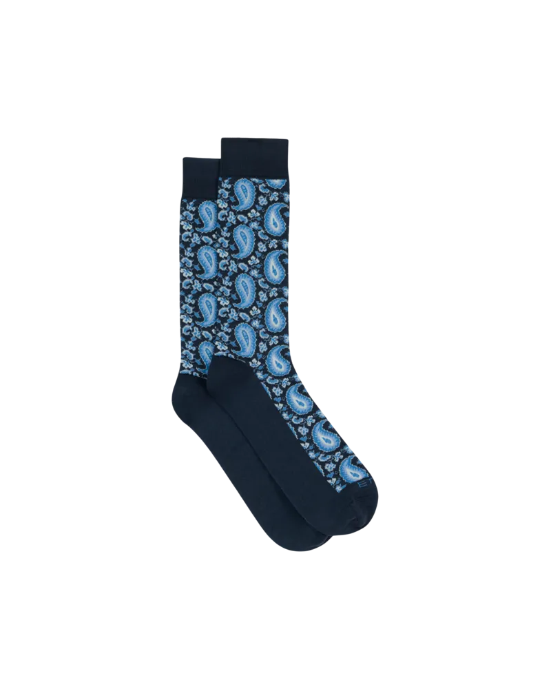 Etro Paisley-socken, Herren, Navyblau, Größe Navyblau