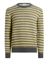 Etro Pullover Aus Wolljacquard, Herren, Weiß Weiß