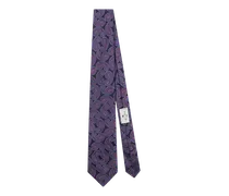 Krawatte Aus Seidenjacquard Mit Paisleymuster, Herren, Bordeaux