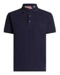 Etro Poloshirt Mit Gesticktem Pegasus, Herren, Schwarz Schwarz