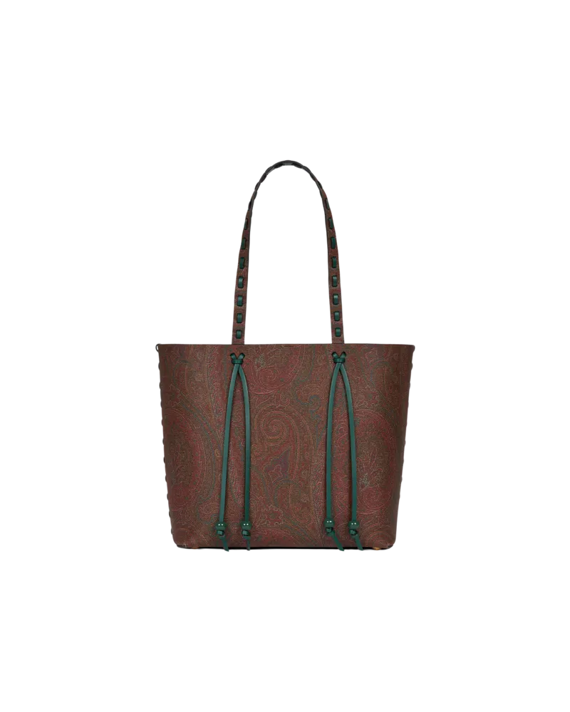Etro Grosse Shoppingtasche Arnika 1984, Damen, Braun Braun