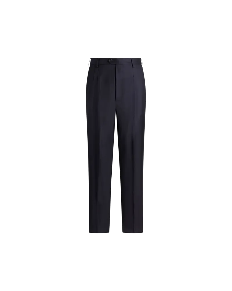 Etro Bundfaltenhose Aus Wolle, Herren, Navyblau, Größe Navyblau