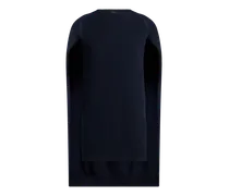 Cape-top Aus Wolle Und Kaschmir, Damen, Navyblau, Größe
