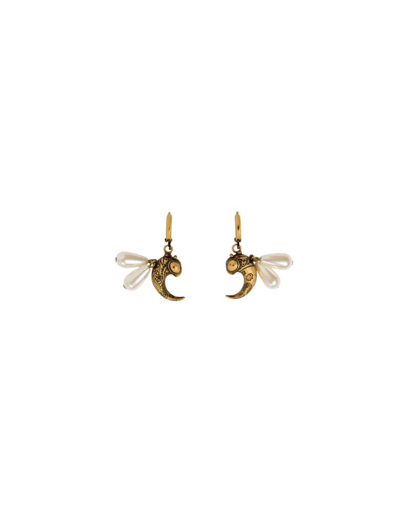 Etro Ohrringe Mit Paisley-bienen, Damen, Gold Gold