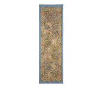Schal Aus Einer Kaschmirmischung Mit Paisley-animal-motiv, Damen, Hellblau