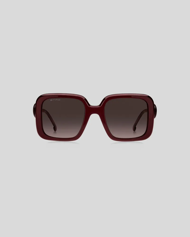 Etro Etropaisley-sonnenbrille, Damen, Bordeaux Bordeaux