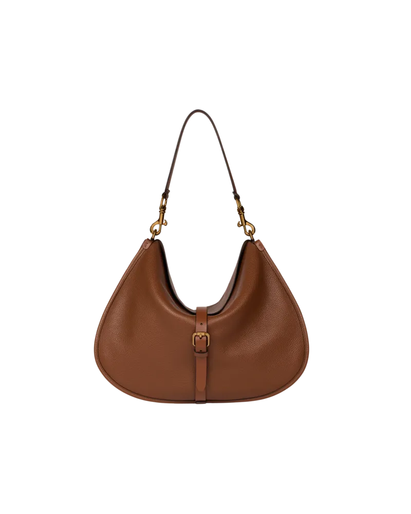 Etro Maxi-tasche Pony Aus Leder, Damen, Hellbraun Hellbraun