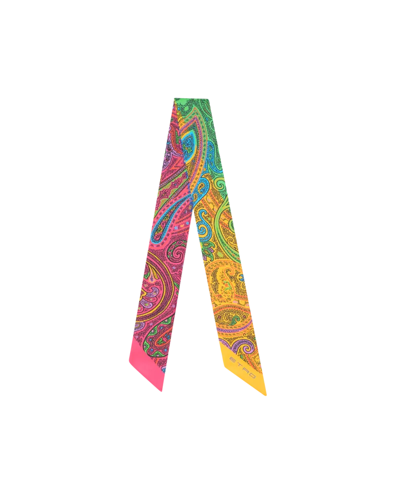 Etro Paisleyna Aus Seide Mit Geometrischem Paisley-motiv, Damen, Multicolor Multicolor