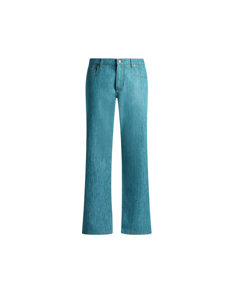 Etro Five-pocket-jeans Mit Pegaso, Herren, Hellblau, Größe Hellblau