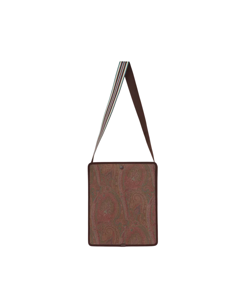 Etro Mittelgrosse Tasche Etro Essential Aus Arnica, Herren, Braun Braun