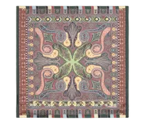 Einstecktuch Aus Bedruckter Seide, Herren, Multicolor