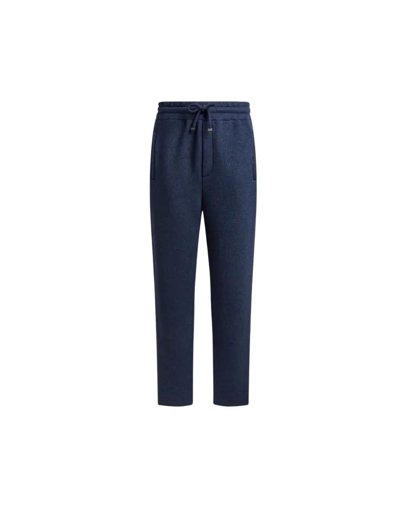 Etro Jacquard-jogginghose Mit Arnica-motiv, Herren, Blau, Größe Blau
