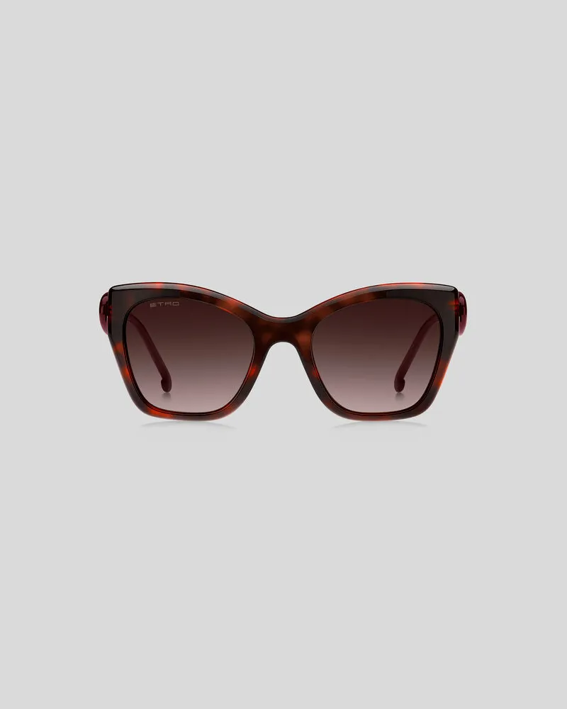 Etro Etropaisley-sonnenbrille, Damen, Braun Braun