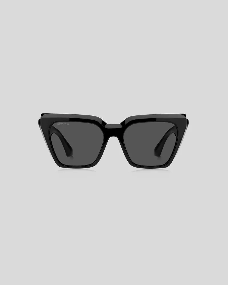 Etro Sonnenbrillen Etro Tailoring, Damen, Schwarz Schwarz