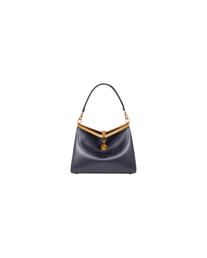 Etro Mittlere Vela Handtasche, Damen, Navyblau Navyblau