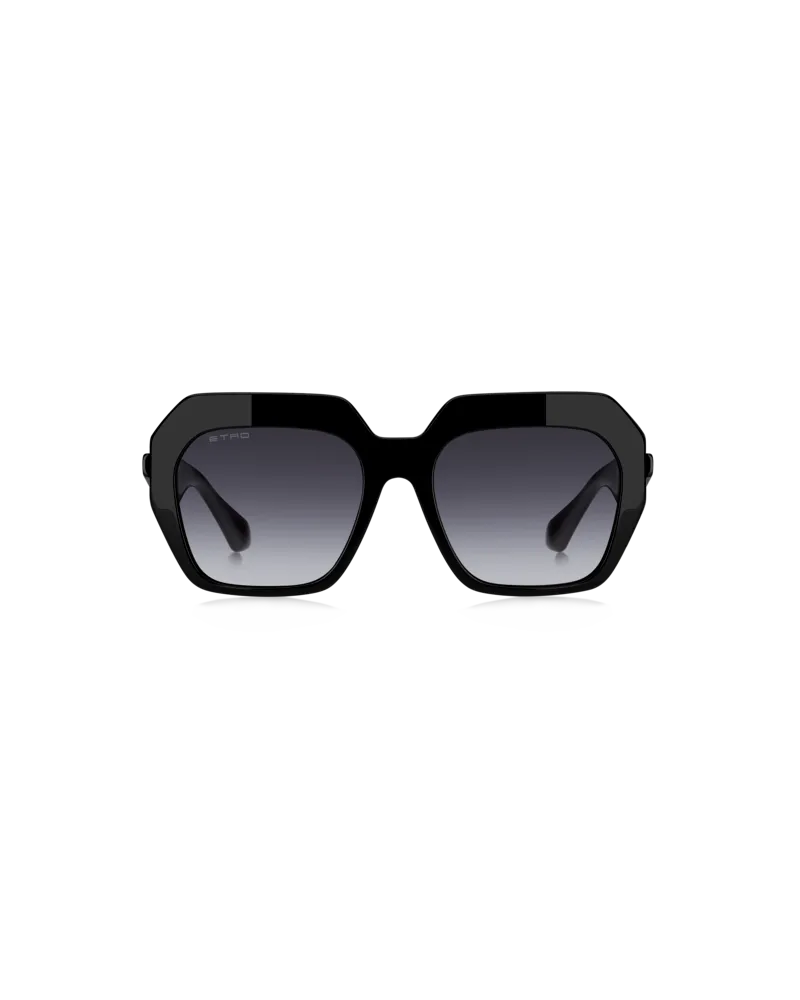 Etro Etro Tailoring-sonnenbrille, Damen, Schwarz Schwarz
