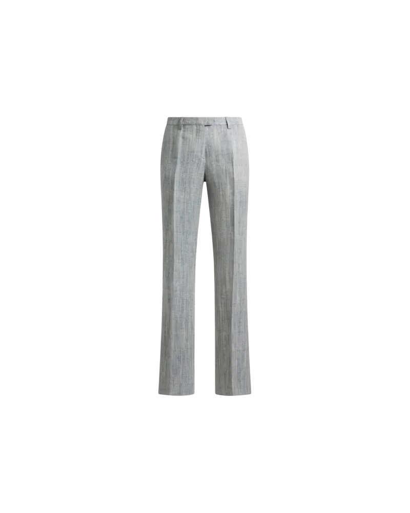 Etro Hose Aus Einer Leinenmischung, Damen, Hellblau, Größe Hellblau