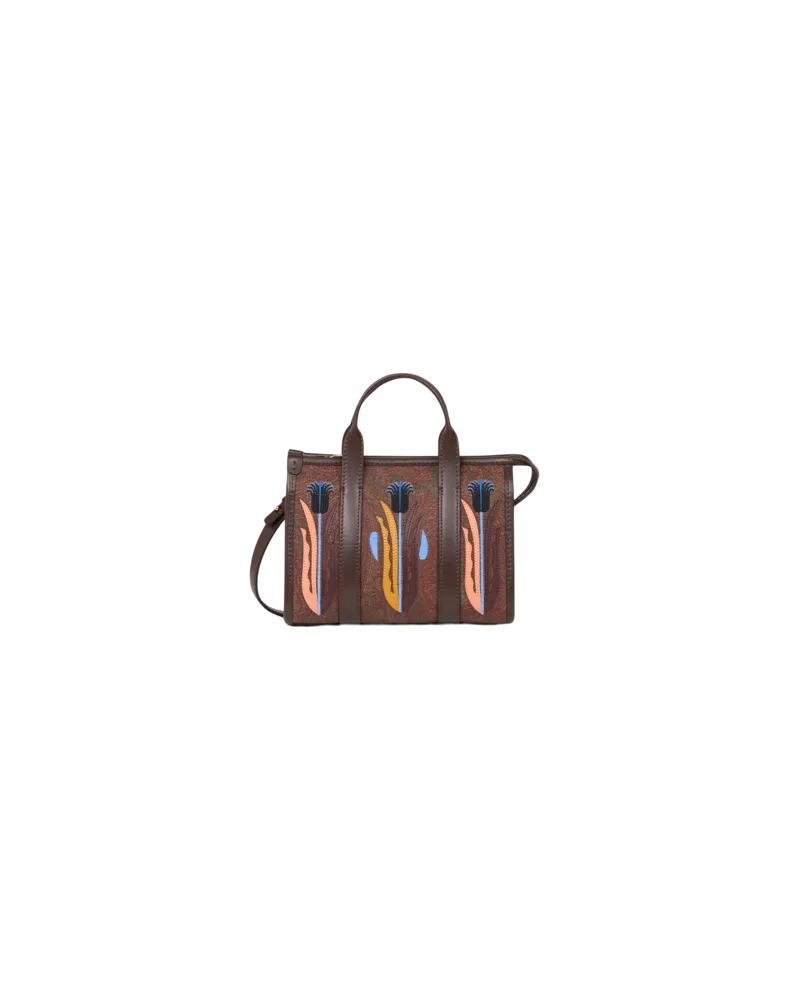 Etro Mini-handtasche Etro X Agostino Iacurci In Arnica, Damen, Braun Braun