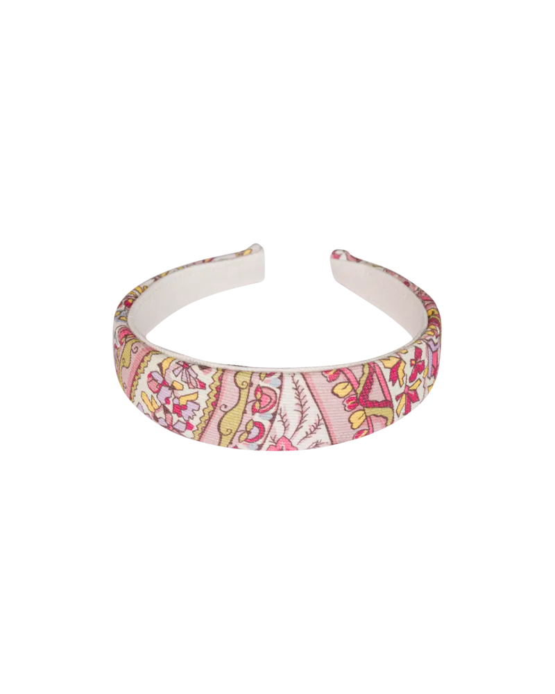 Etro Stirnband Aus Baumwoll-bull Mit Paisley-motiv, Rosa, Größe Rosa