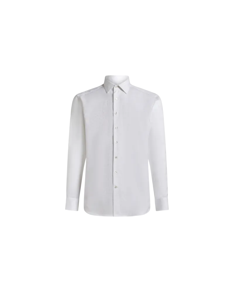 Etro Hemd Aus Baumwolle Roma, Herren, Weiß, Größe Weiß