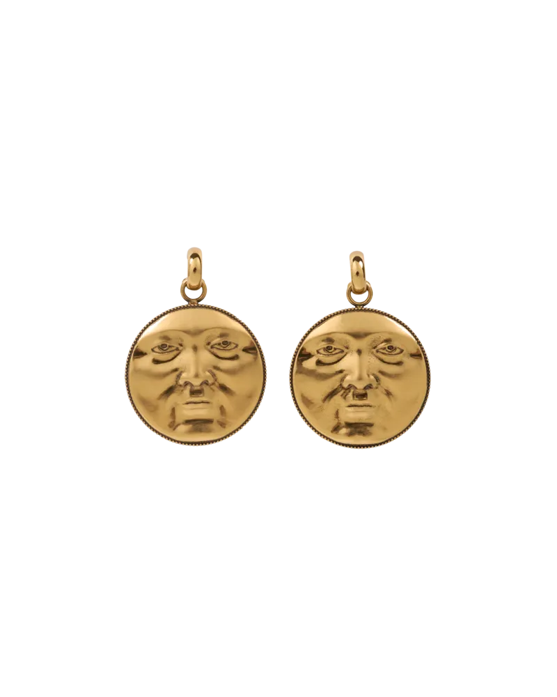 Etro Ohrringe Mit Sonne, Damen, Gold Gold