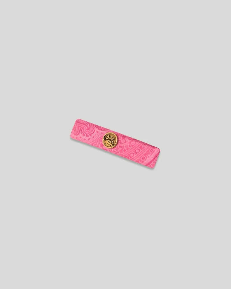 Etro Haarspange Arnica Aus Seide, Damen, Rosa Rosa