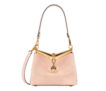 Kleine Tasche Vela Aus Edlem Elaphe-leder, Damen, Rosa