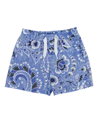 Etro Bermudashorts Mit Monochromem Paisleymuster Für Babys, Hellblau Hellblau