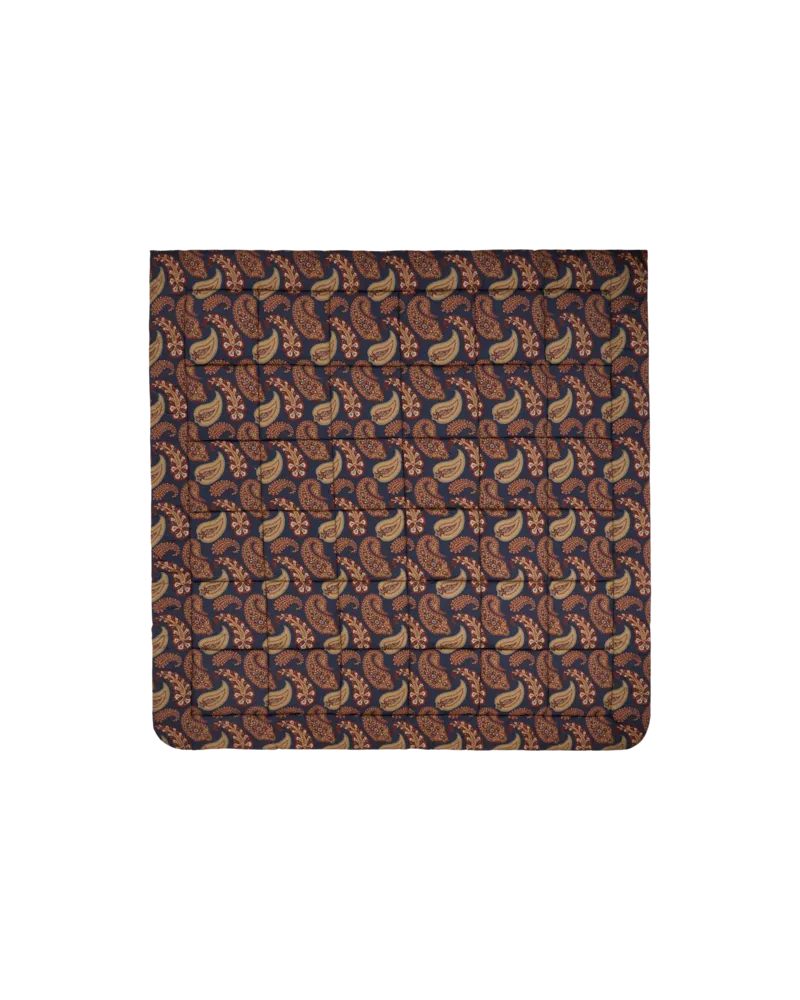 Etro Steppdecke Aus Baumwolle Mit Paisley-motiv Für Doppelbetten, Navyblau Navyblau