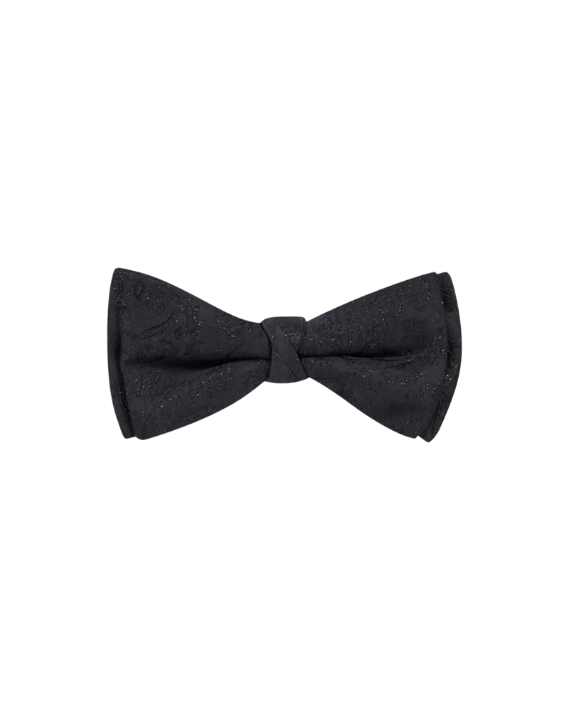 Etro Jacquardfliege, Herren, Schwarz Schwarz