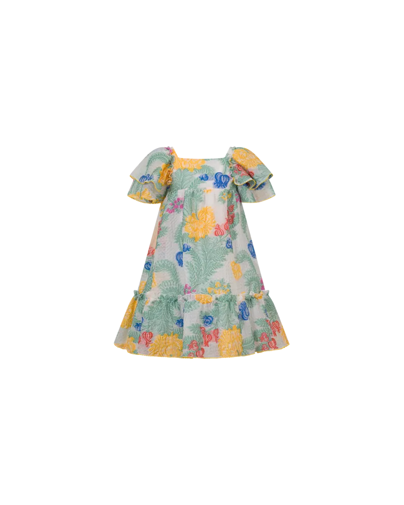 Etro Kleid Mit Floralem Muster Aus Fil Coupé, Multicolor, Größe Multicolor